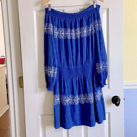 sachin and babi light blue dress Cotton Shirtdress: Women's Designer Dresses main image 1